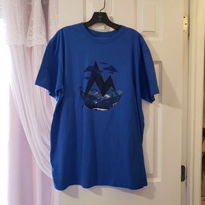 Mens blue Marmot t shirt